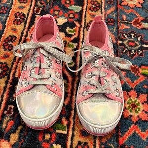 KensieGirl Kids Pink Unicorn Sneakers Girl 1 🩷
